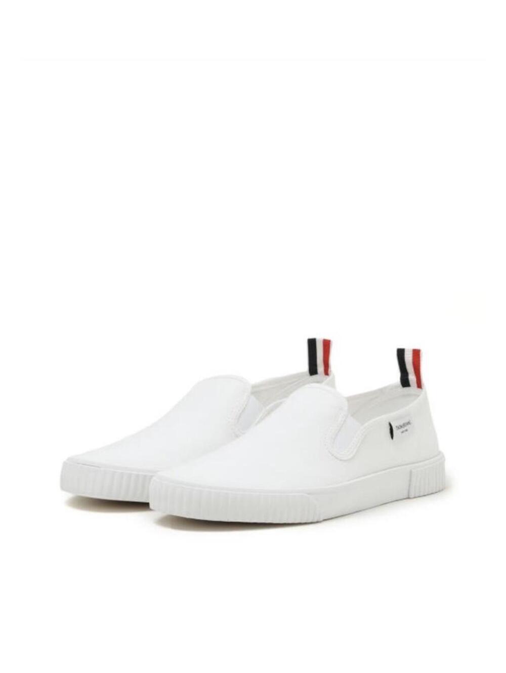 Thom Browne Heritage Slip on white womens 38 NIB new